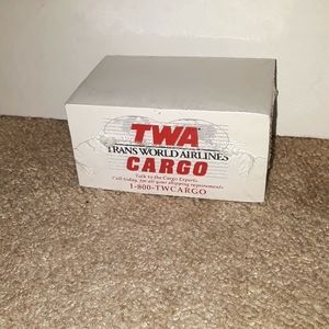 c RARE TWA CARGO TRANS WORLD AIRLINES SEALED WRITING PAD